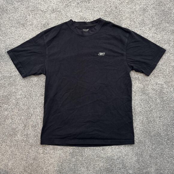 Reebok Other - Reebok Shirt Mens Large Black Logo Athletic Crewneck Classic Casual Tee T-Shirt